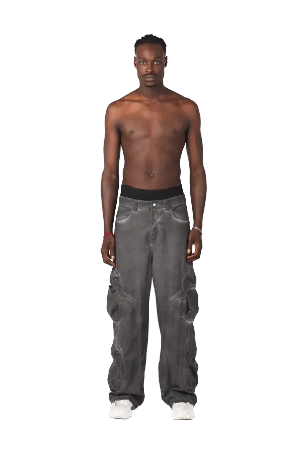 Anthracite Cargo Pants - Image 2