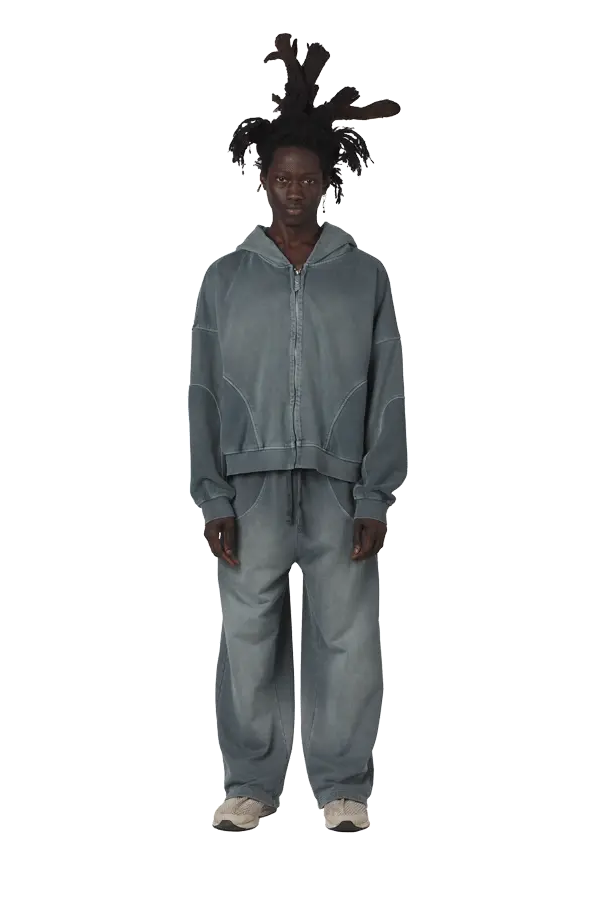 Anthracite Zip Hoodie - Image 2
