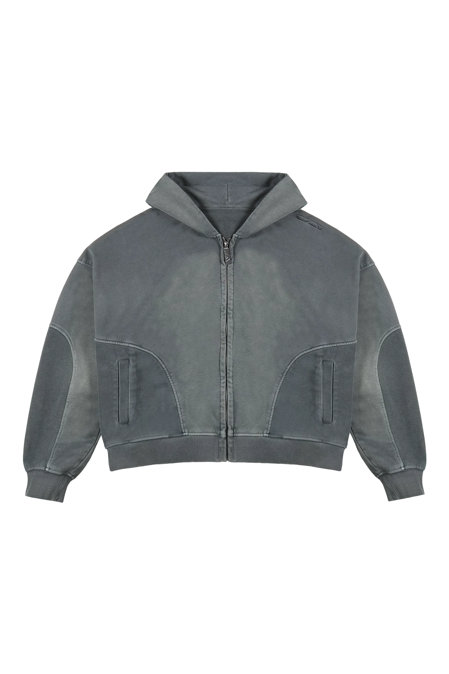 Anthracite Zip Hoodie - Image 4