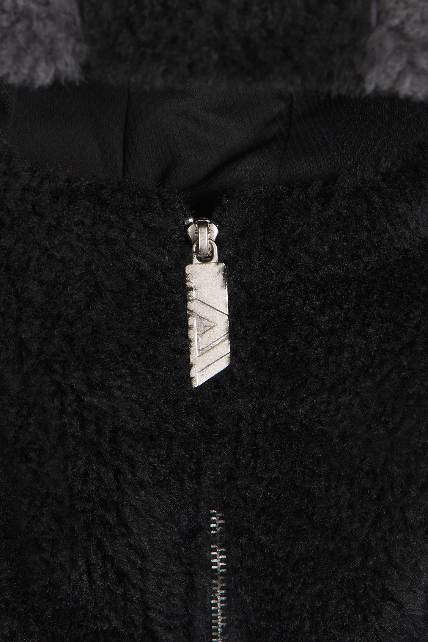 Ash Black Fleece Jacket - Image 6
