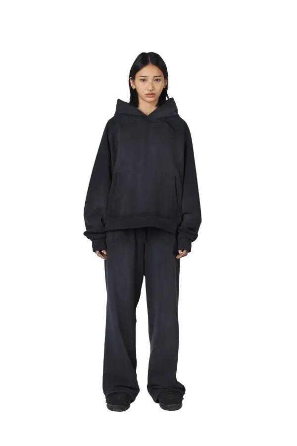 Ash Black Hoodie - Image 2
