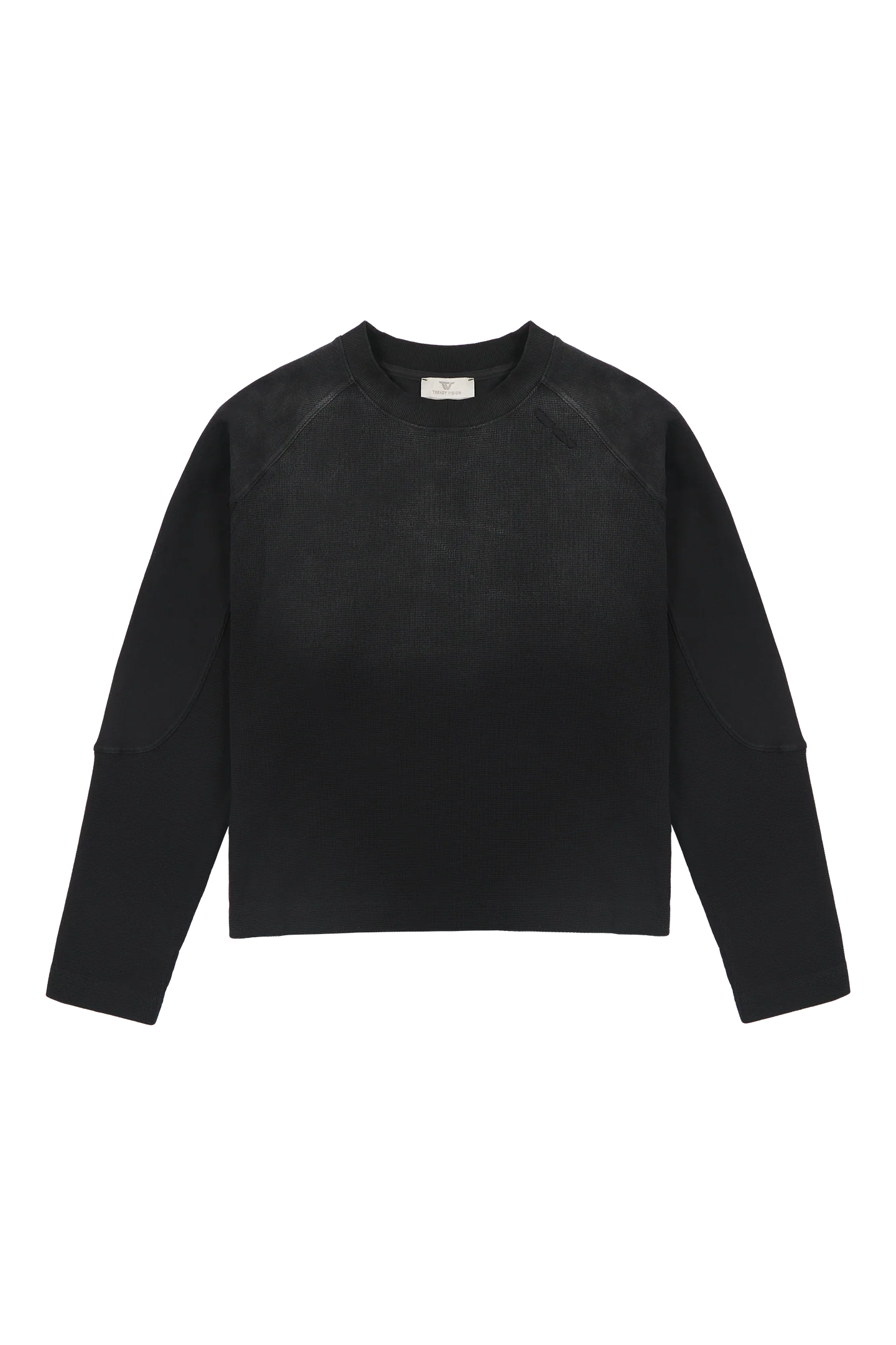 Black Waffle Longsleeve - Image 4