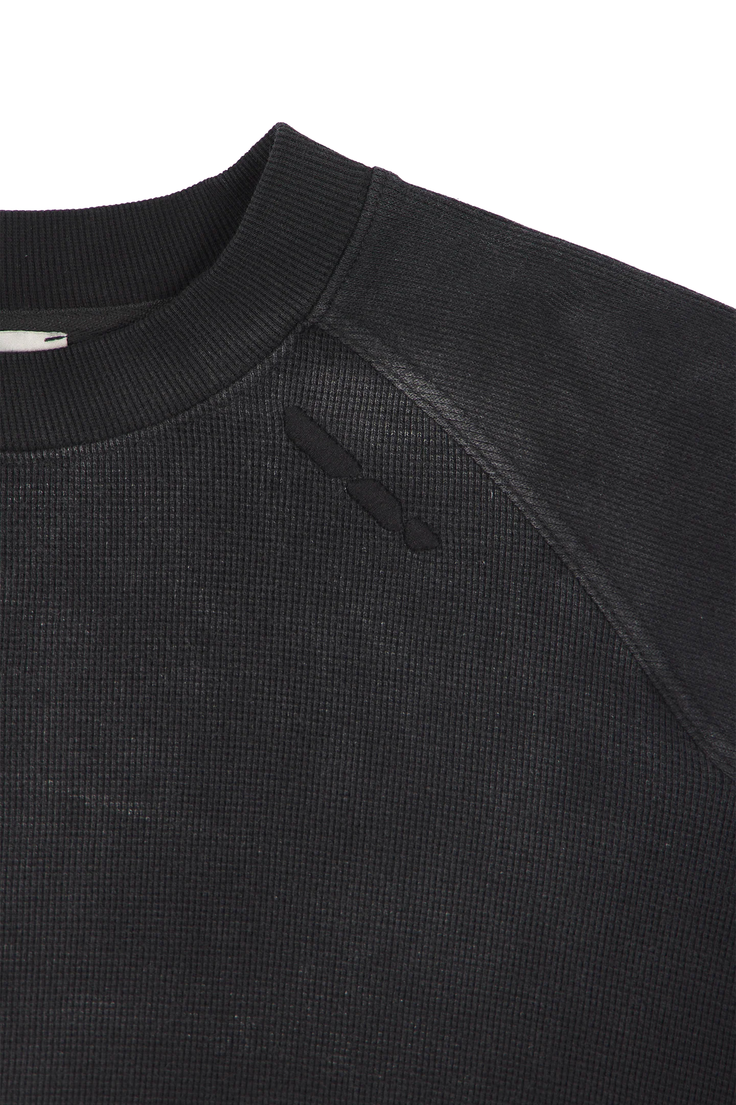 Black Waffle Longsleeve - Image 6