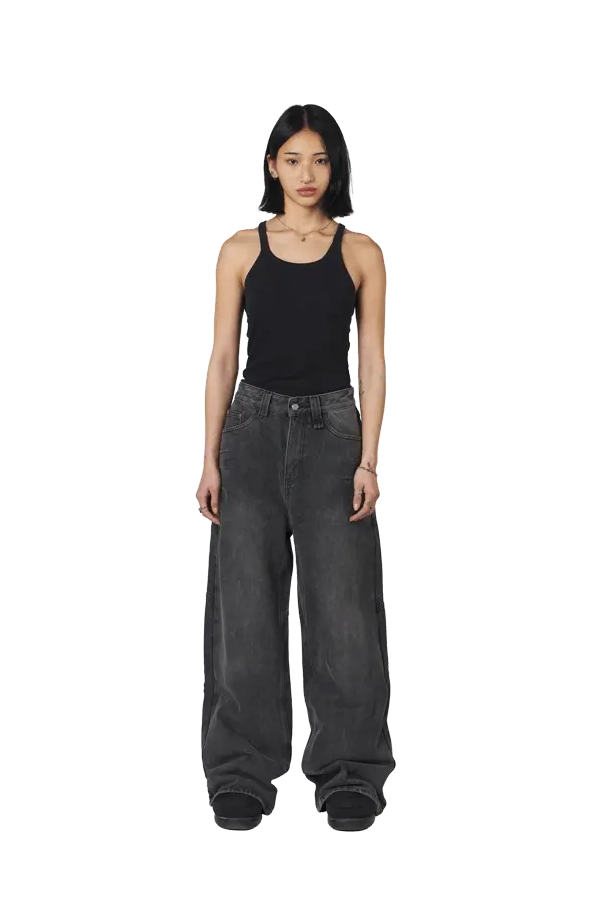Ash Black Denim Jeans - Image 3