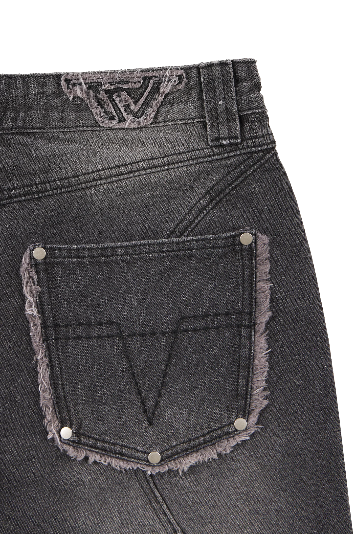 Ash Black Denim Jeans - Image 7