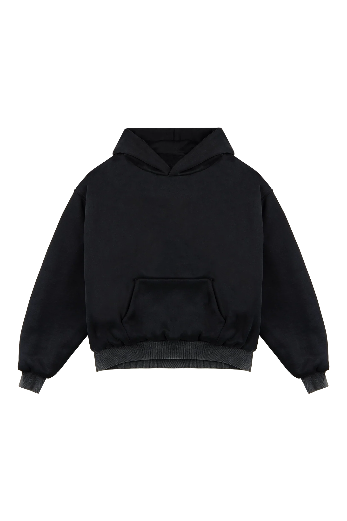 Black Double Layered Hoodie - Image 3