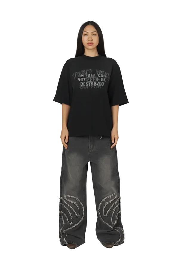 Black "Eternal" T-Shirt - Image 4