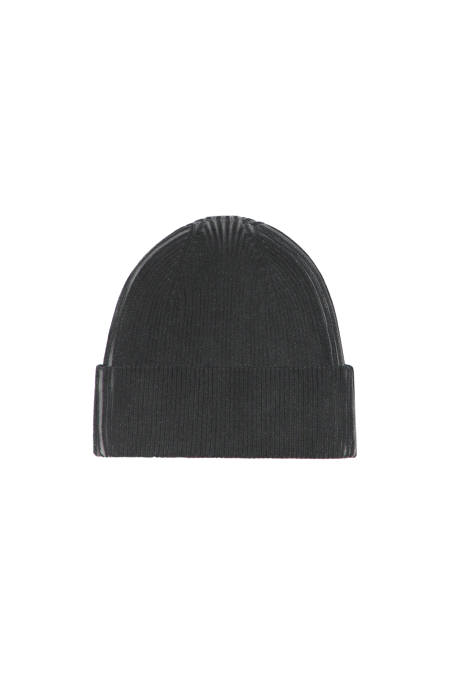 Black Logo Knit Beanie - Image 3