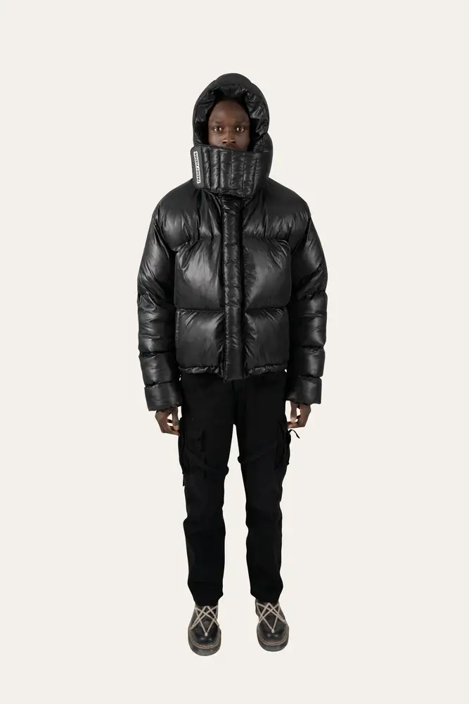 Black Matter Puffer Jacket - Image 2