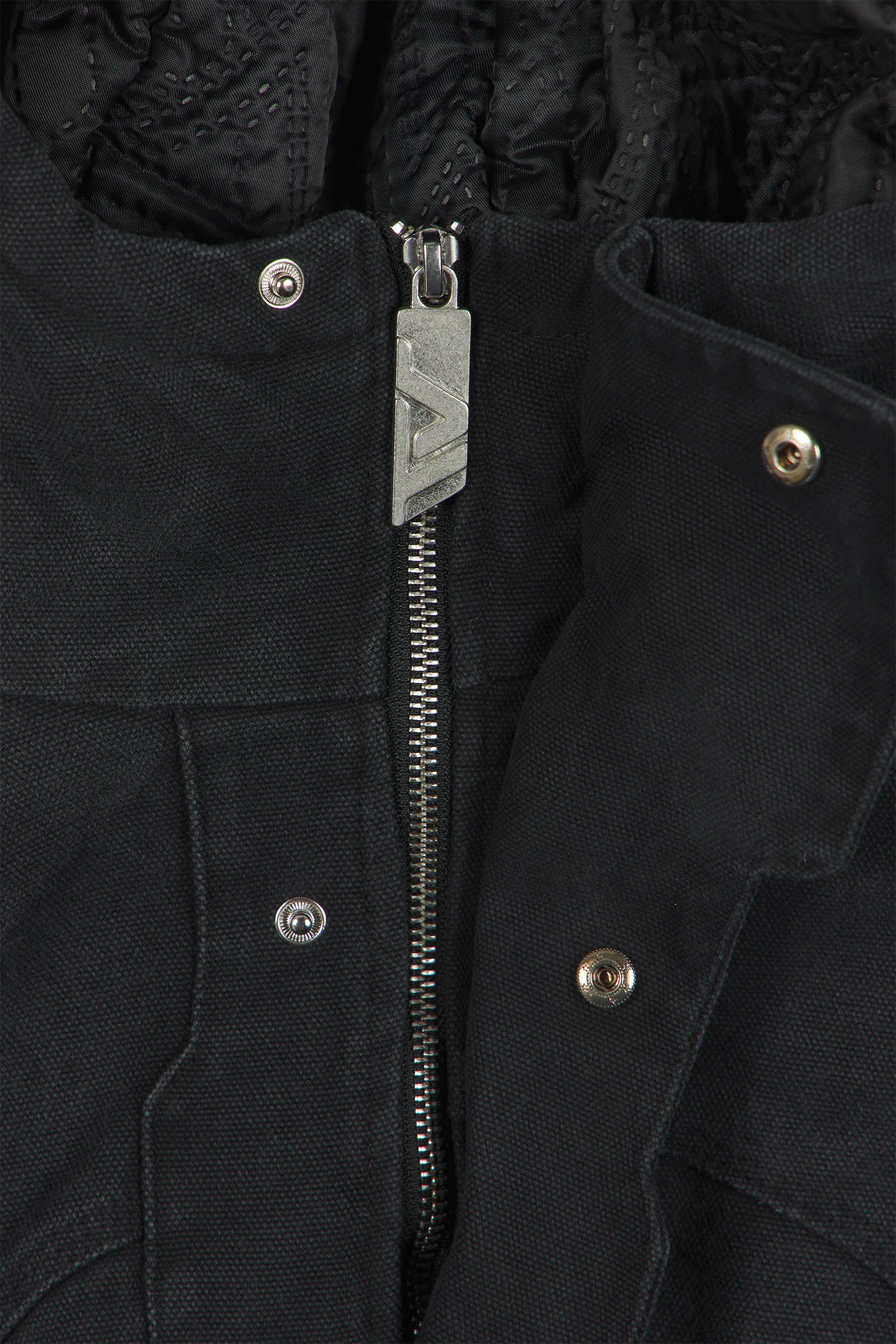 Black Mecha Puffer Jacket - Image 6