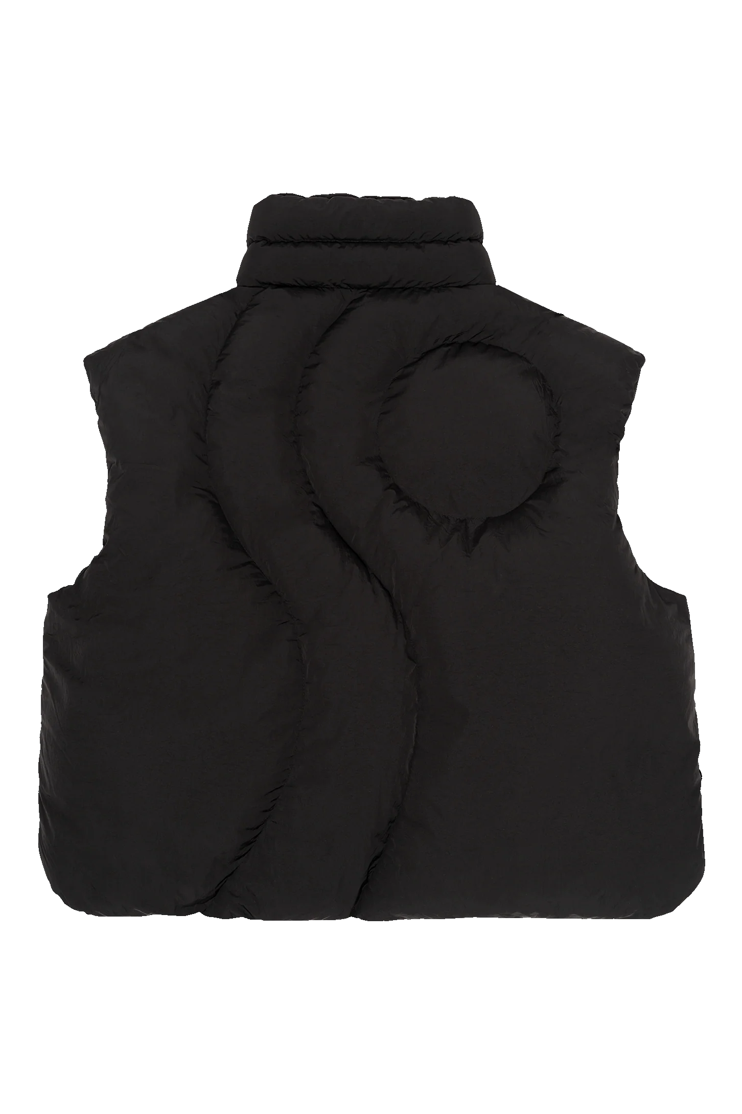 Black Puffer Vest - Image 3