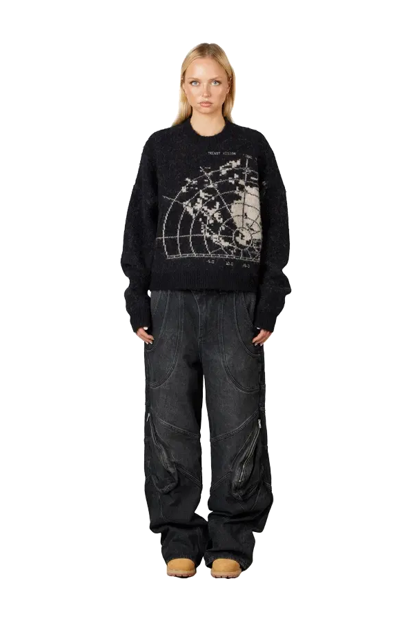 Black Radar "Mohair" Knit - Image 3