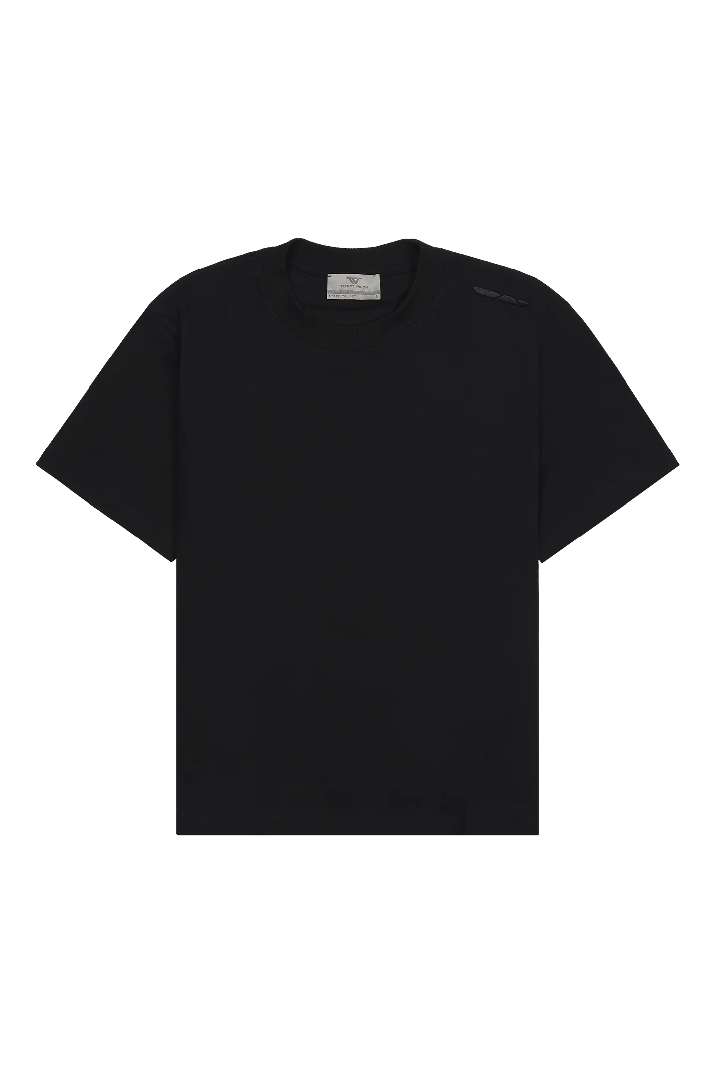 Black Slim / Regular Fit Tee - Image 3