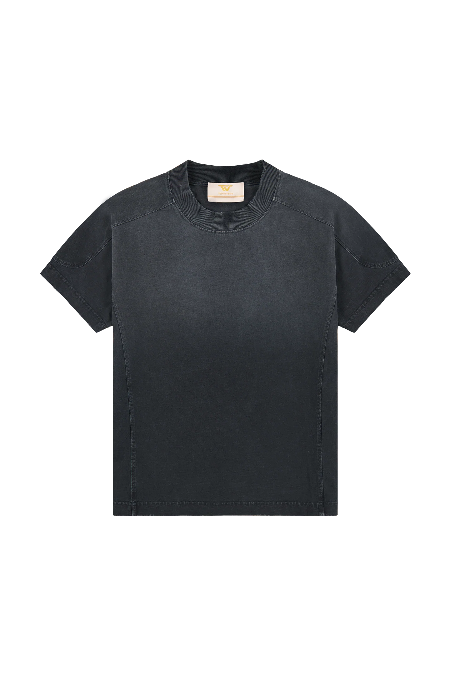 Black Washed Slim Tee