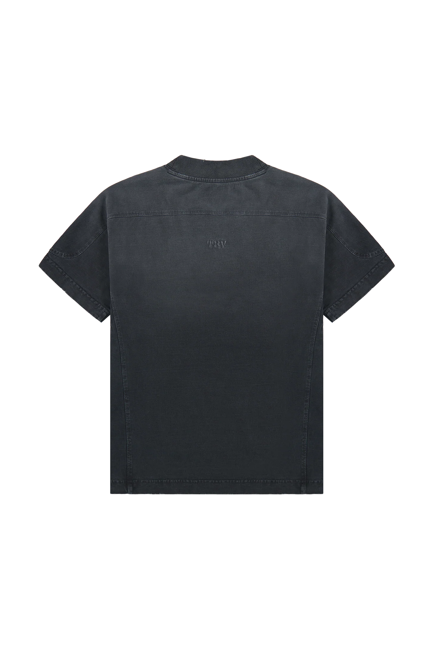 Black Washed Slim Tee - Image 4