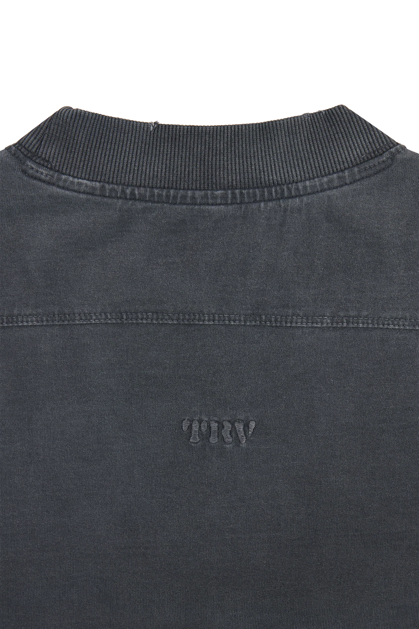 Black Washed Slim Tee - Image 5
