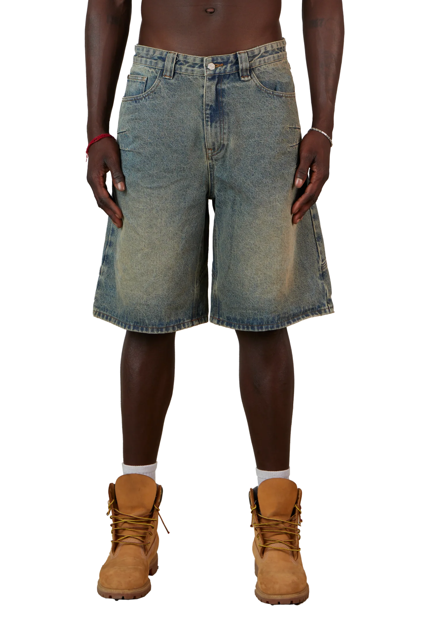 Yellow Blue Jorts