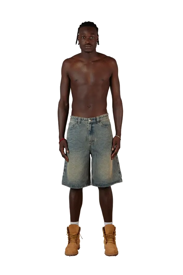 Yellow Blue Jorts - Image 2
