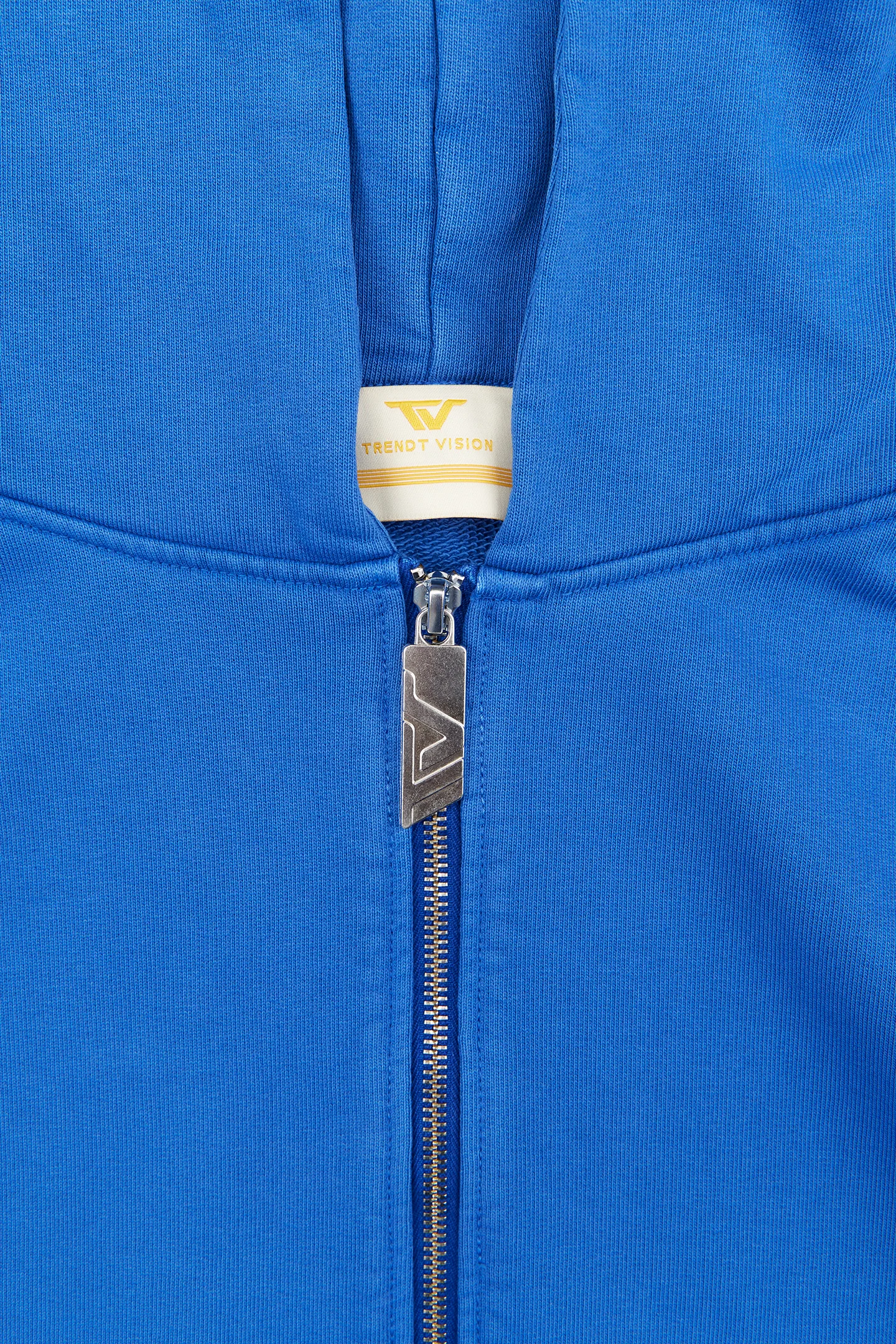 Blue Logo Zip Hoodie - Image 4