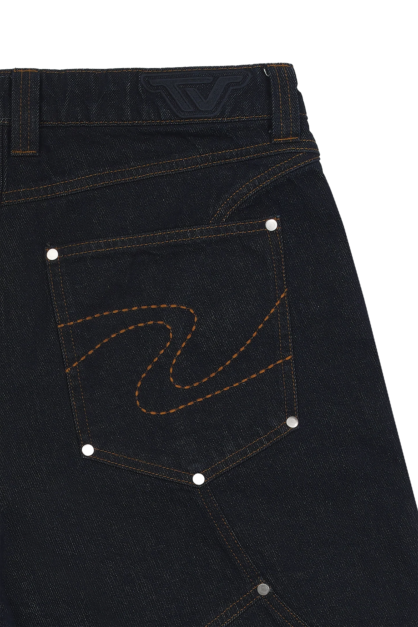Blue Raw Denim Jeans - Image 6