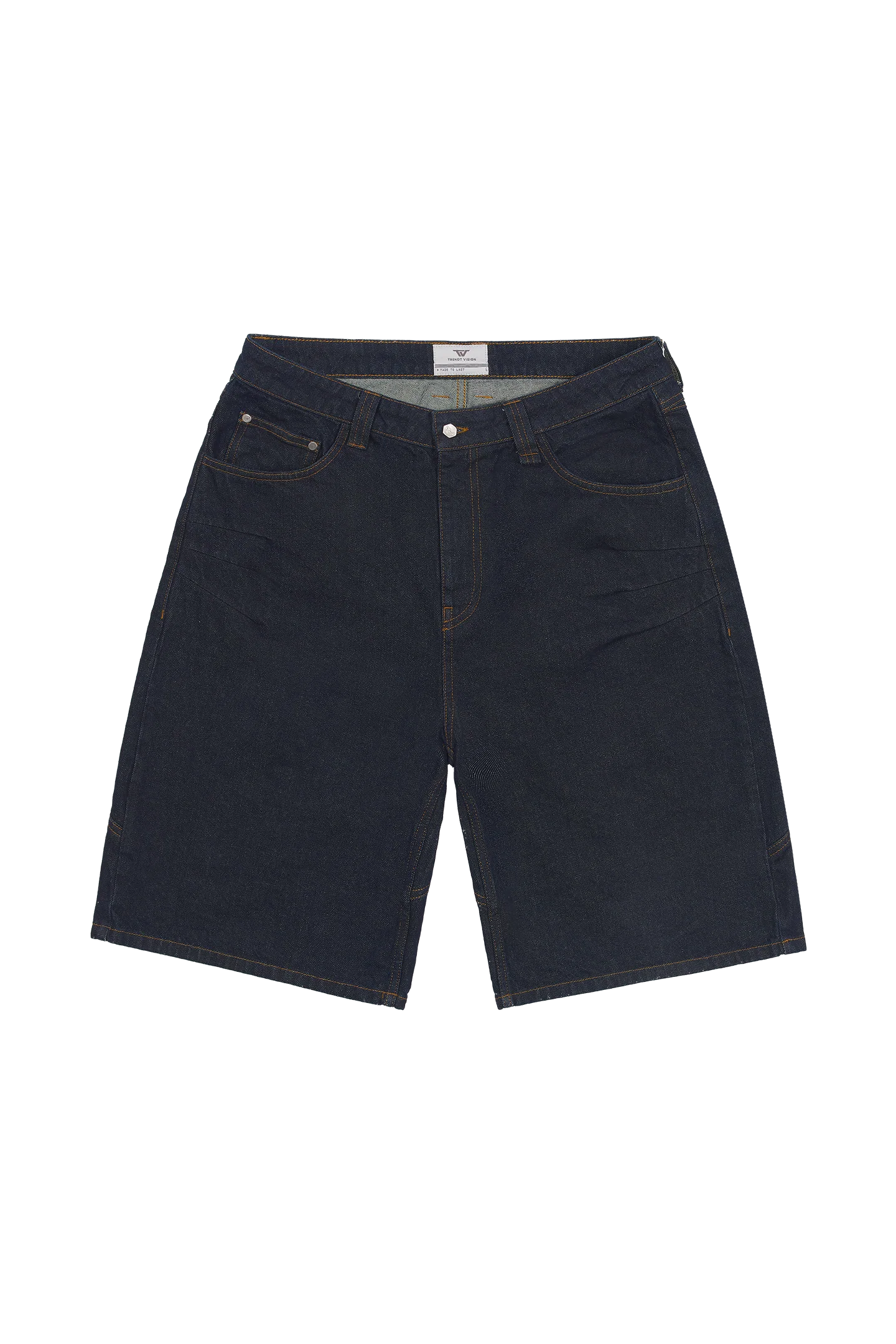 Blue Raw Jorts - Image 3