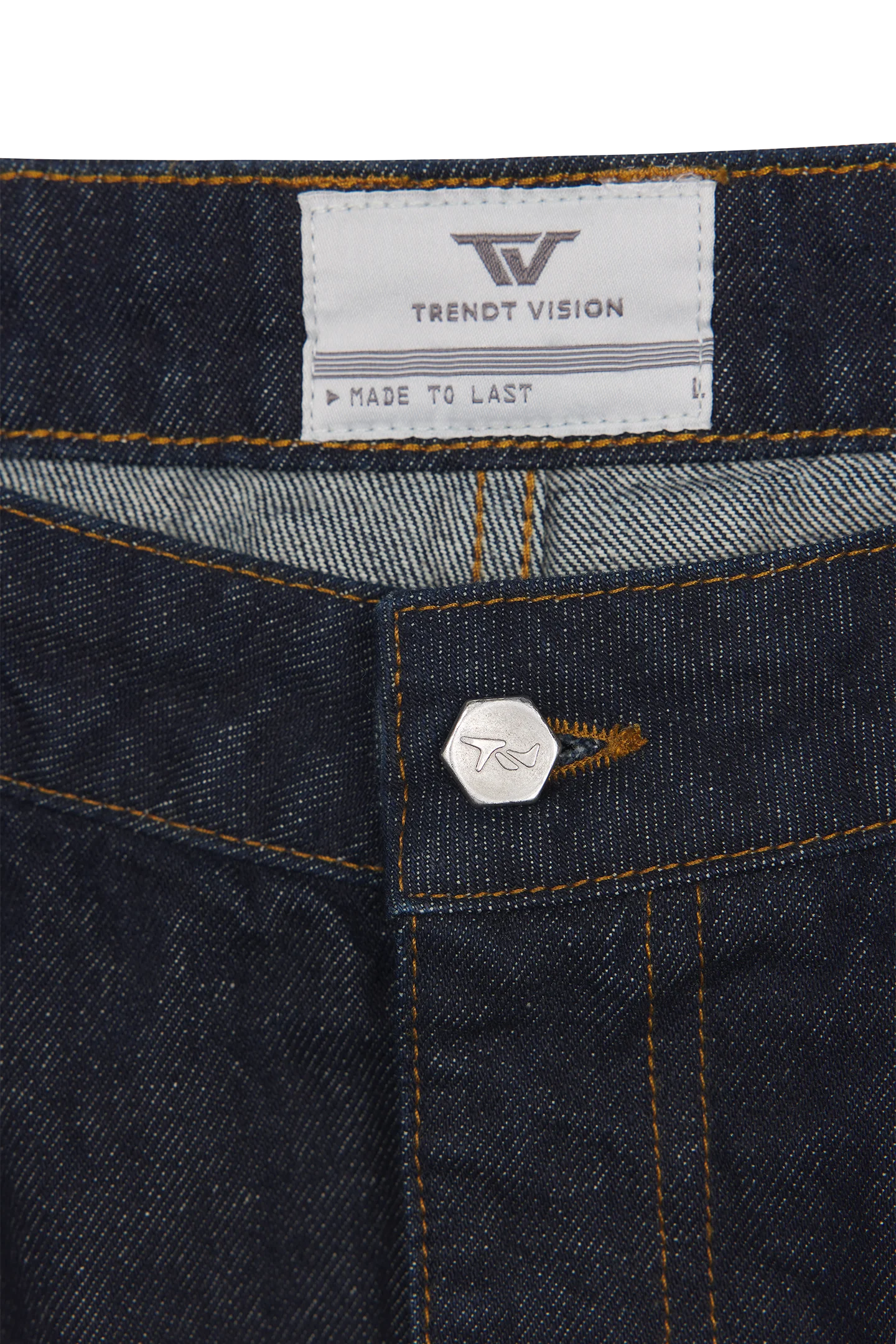 Blue Raw Jorts - Image 4