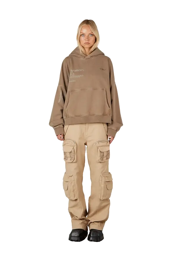 Brown "Eruption" Hoodie - Image 4