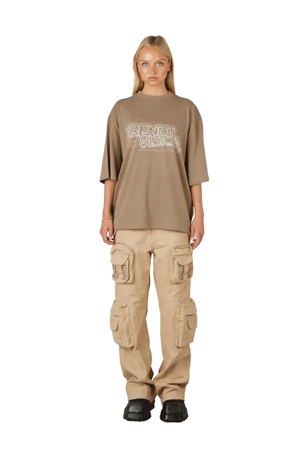 Brown Logo Tee - Image 3