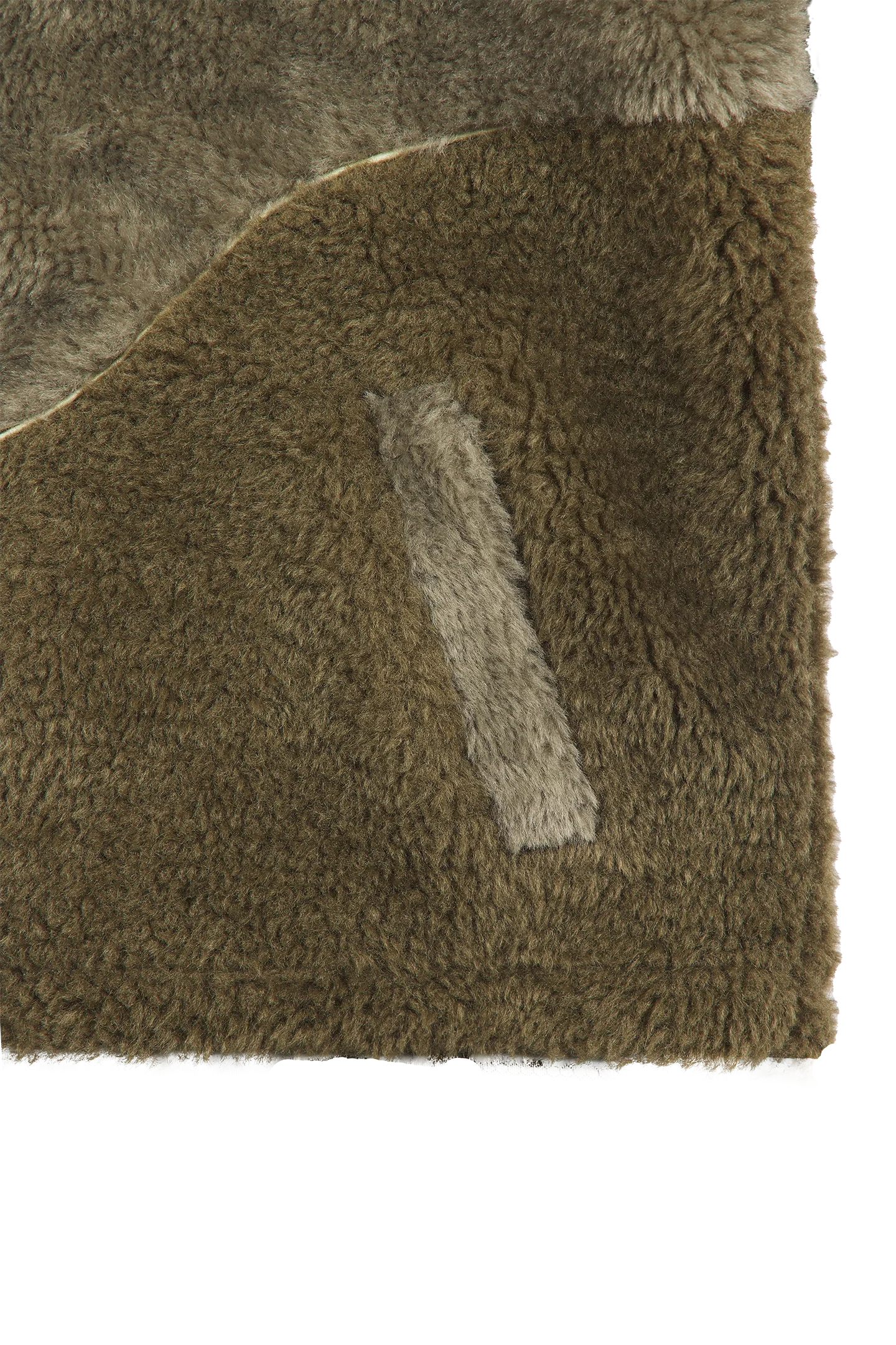 Burnt Olive Fleece Jacket - Image 7
