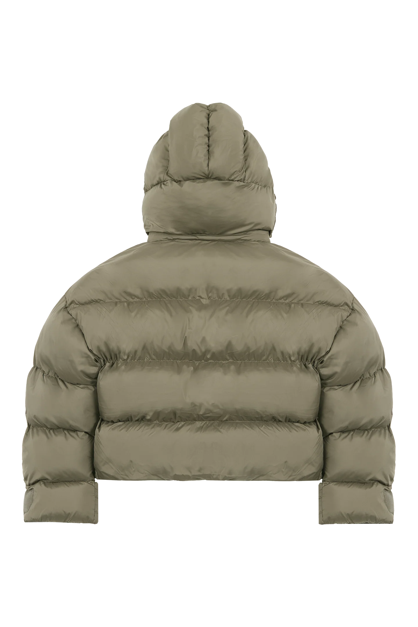 Burnt Olive Puffer Jacket - Image 5