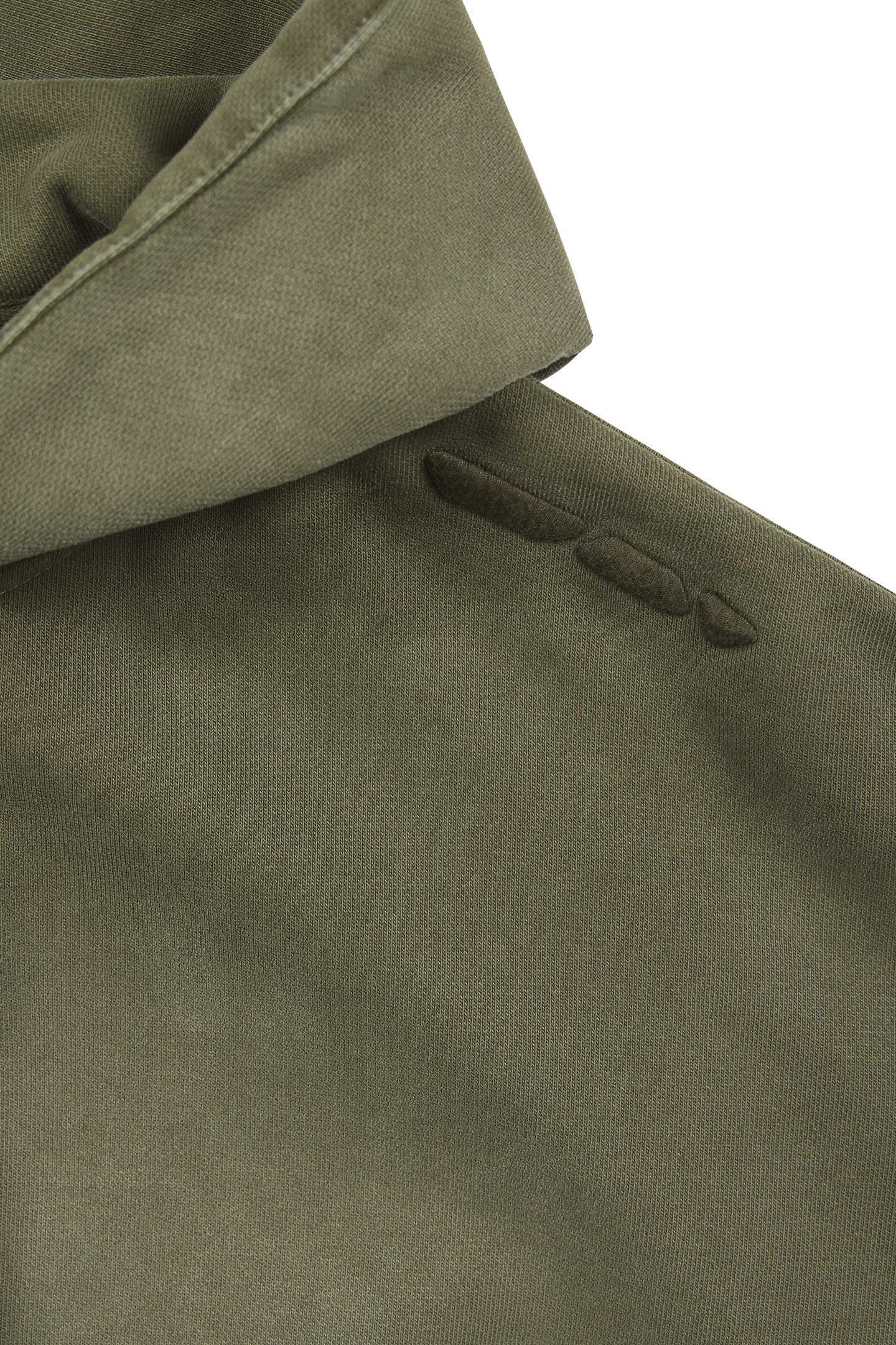 Burnt Olive Zip Hoodie - Image 5