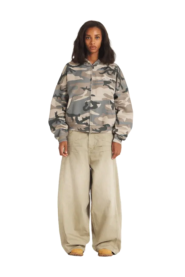 Camo Zip Hoodie - Image 3