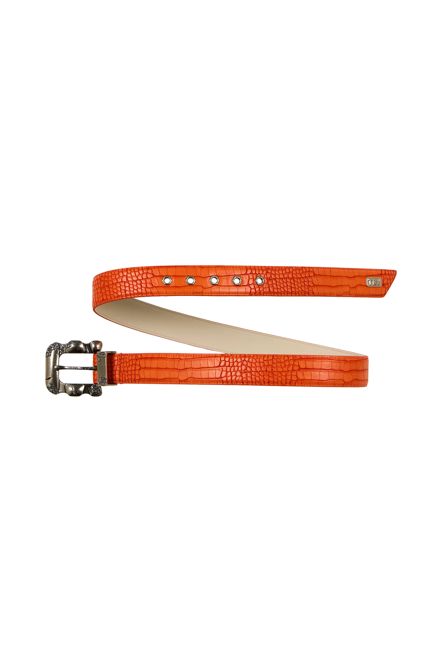 Croco Belt Orange