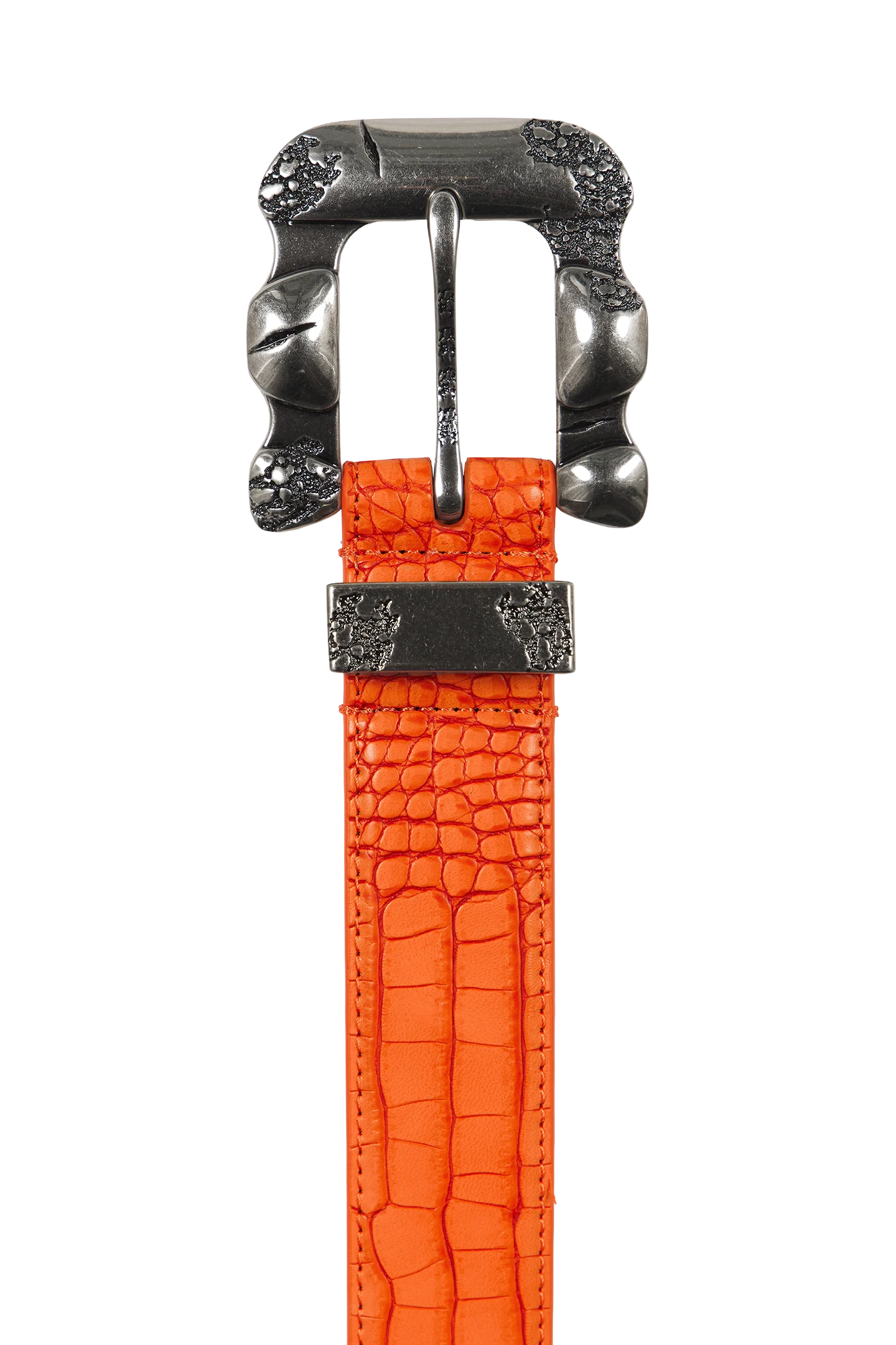 Croco Belt Orange - Image 3