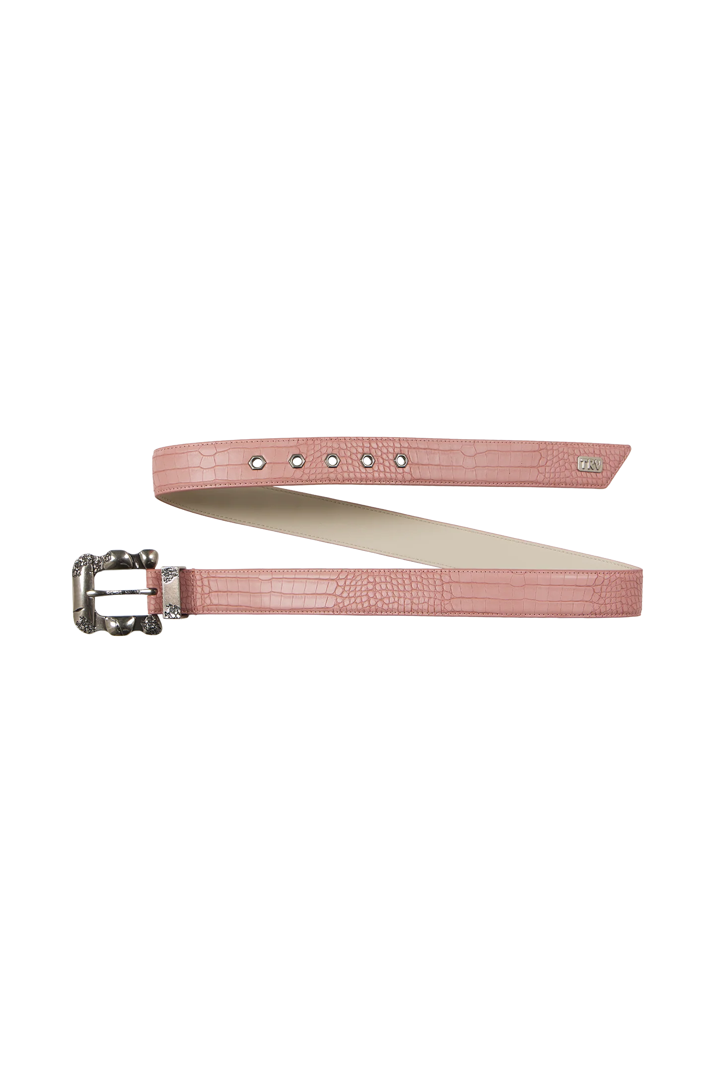 Croco Belt Pink