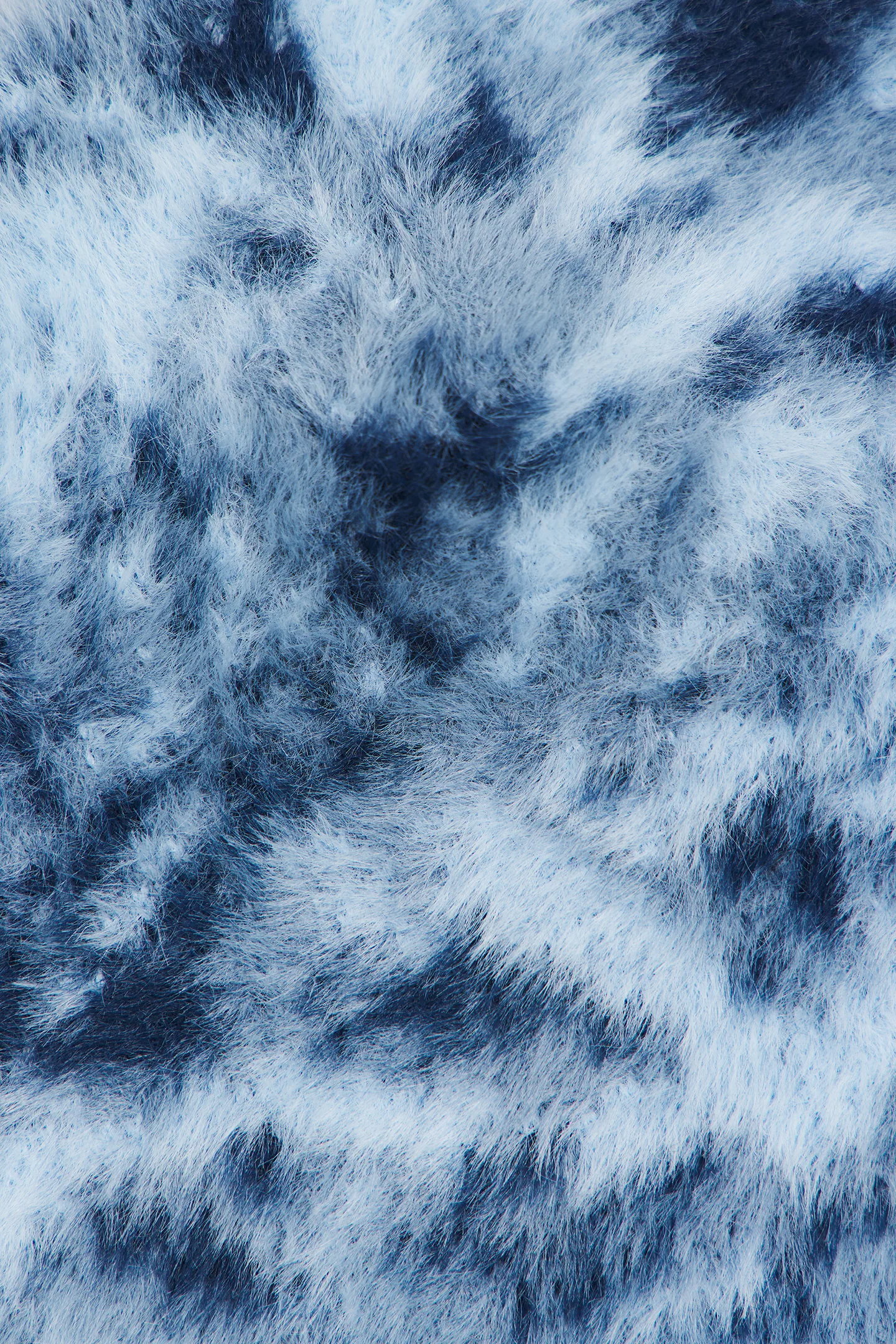 Fuzzy Beanie Blue - Image 4