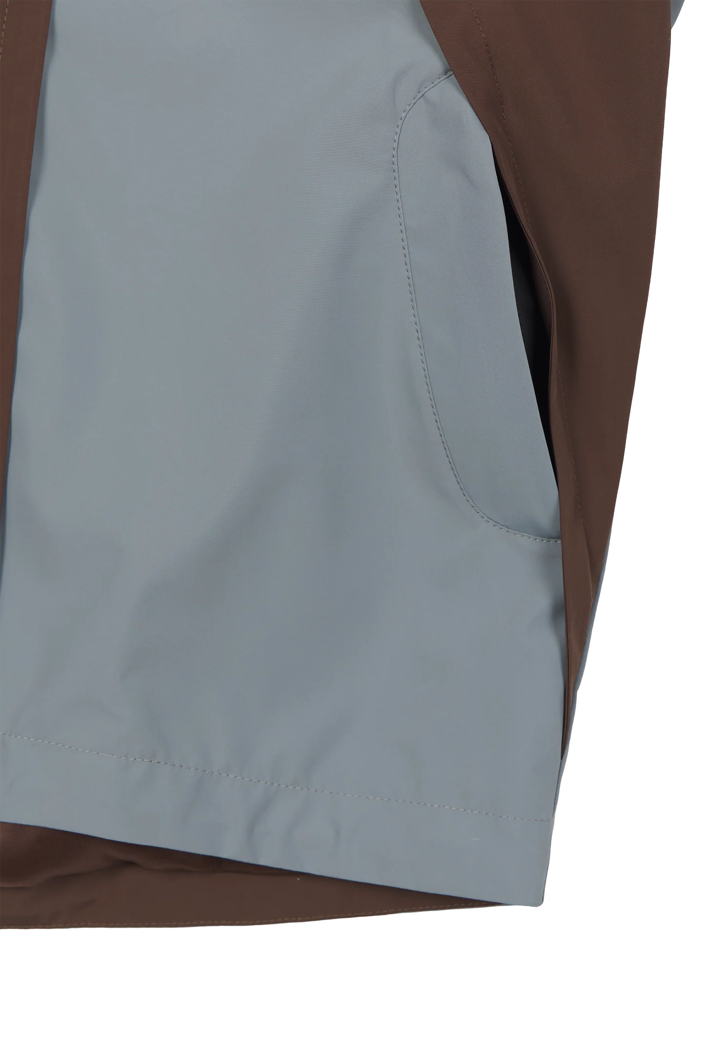 Gillie Rain Jacket Brown Blue - Image 6