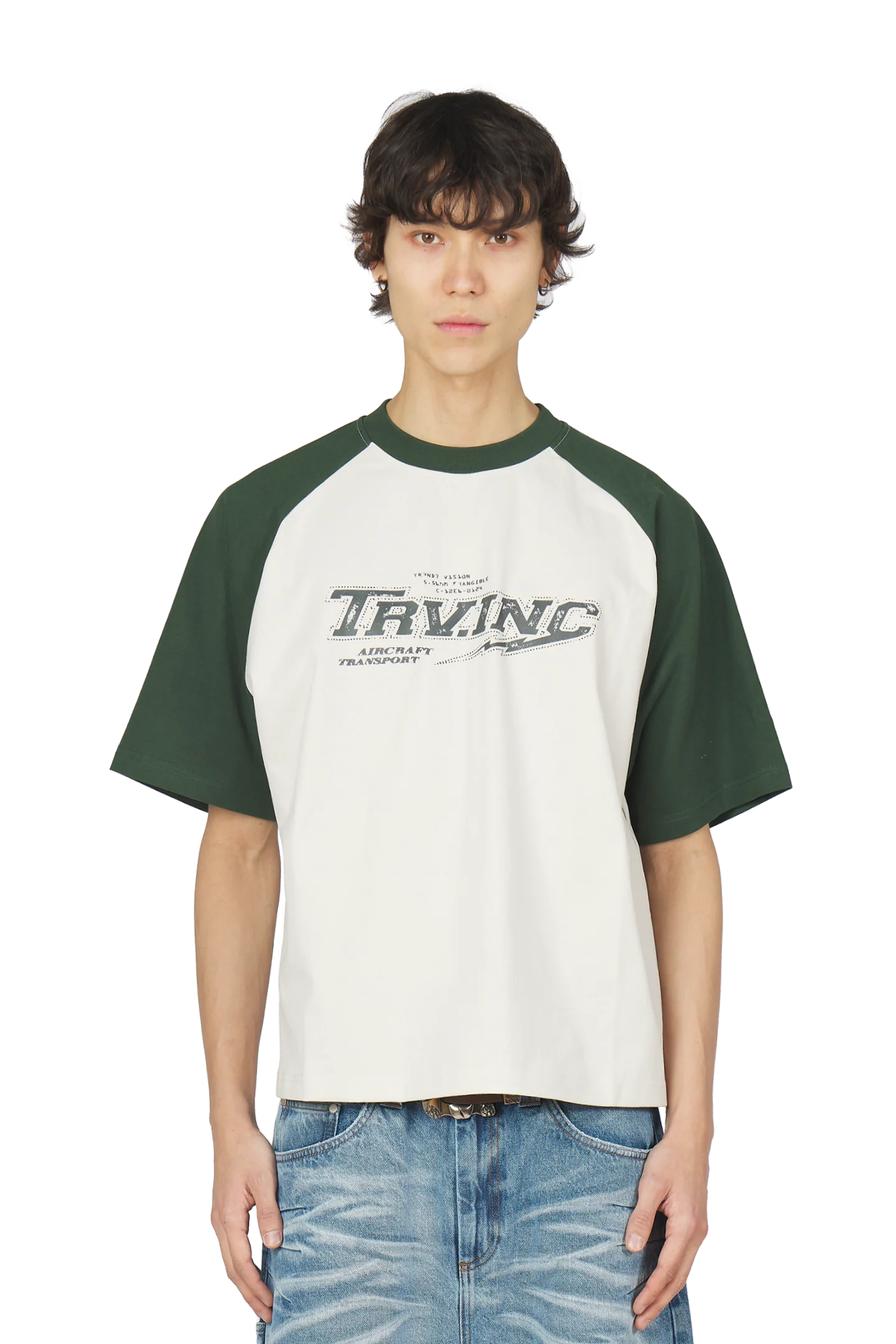 Green Raglan Tee