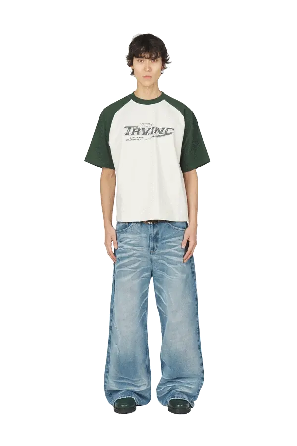 Green Raglan Tee - Image 2