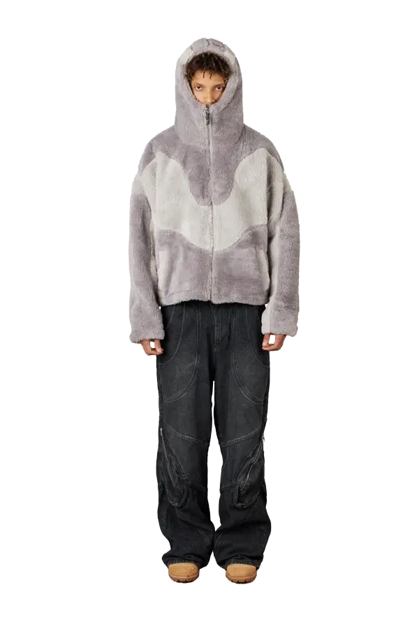 Grey Fleece Jacket 2.0 - Image 3