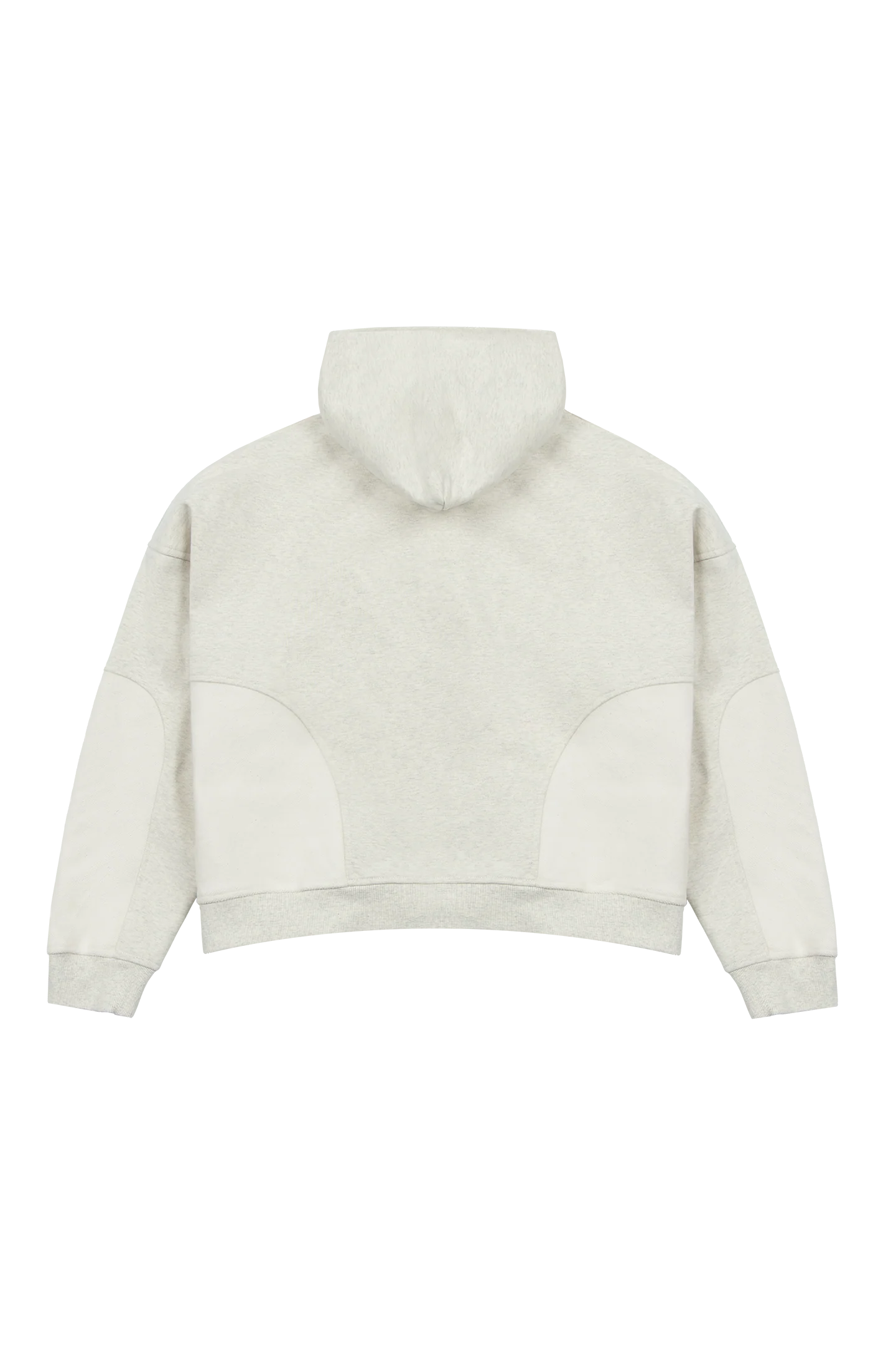 Heather Grey Zip Hoodie - Image 4