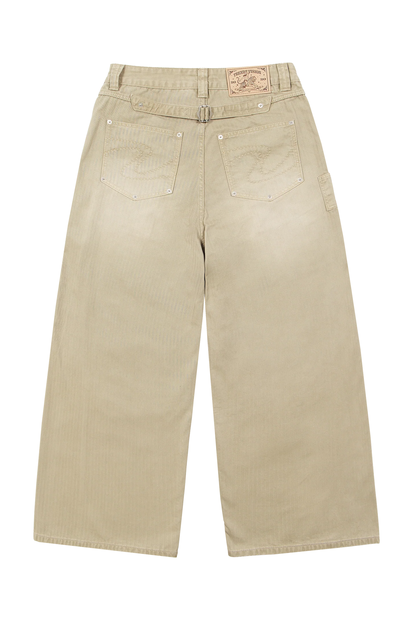 Herringbone Pants Beige - Image 5