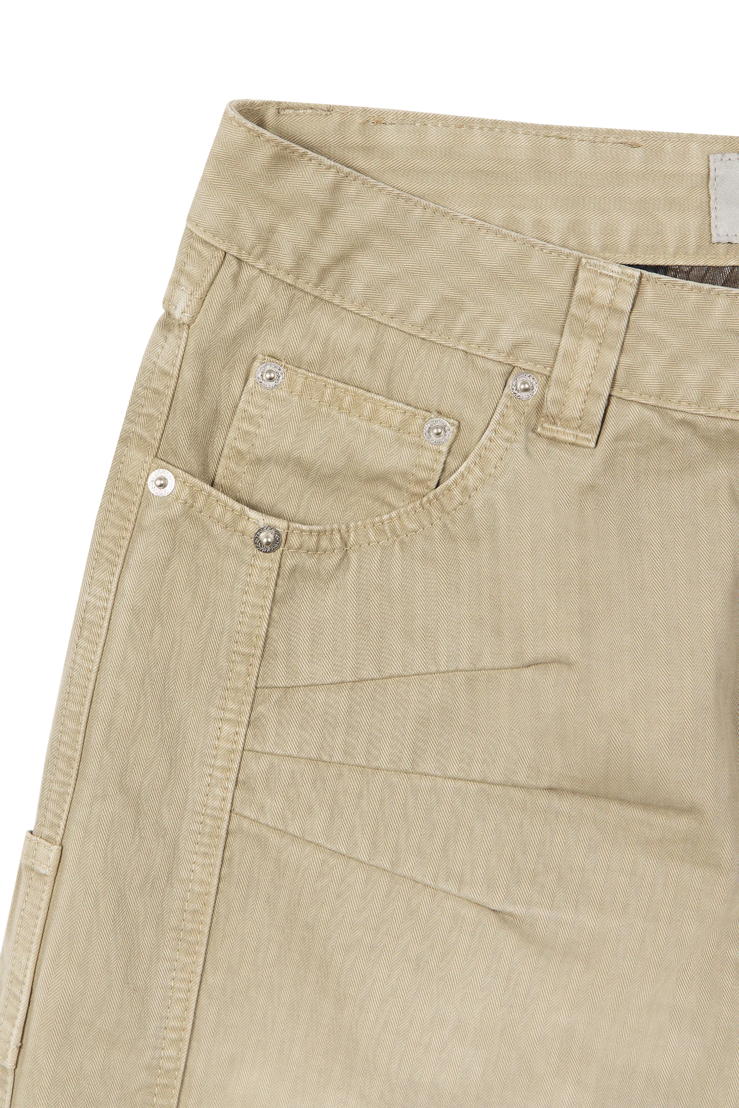 Herringbone Pants Beige - Image 7