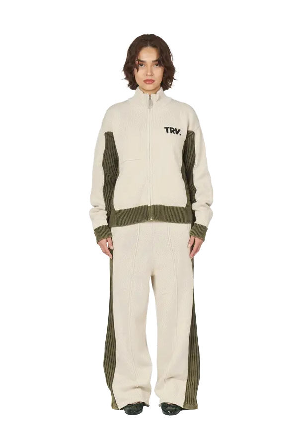 Knit Jacket Cream - Image 3