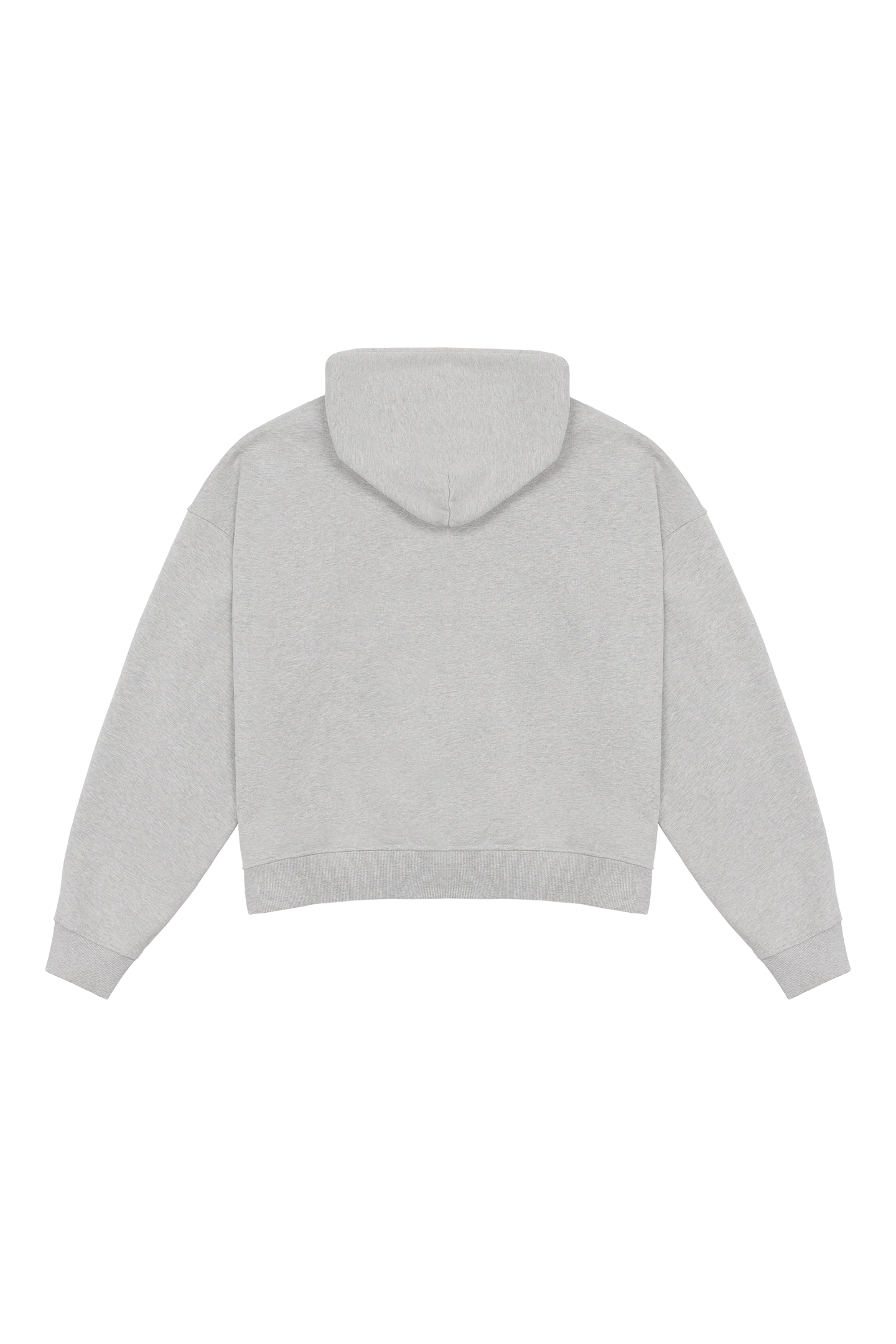 License Plate Zip Hoodie Grey Melange - Image 5