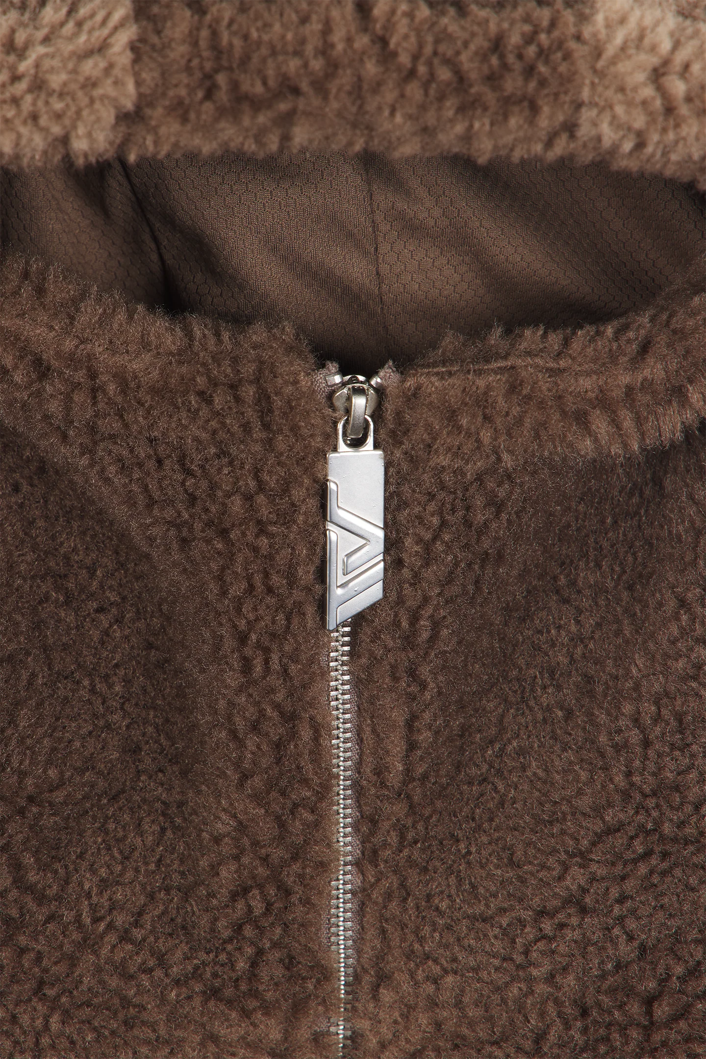 Mud Brown Fleece Jacket - Image 5
