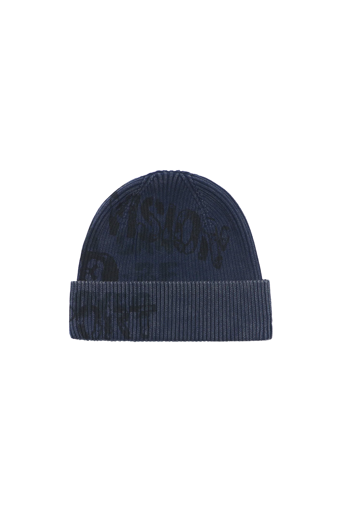 Navy Graphic Beanie - Image 3