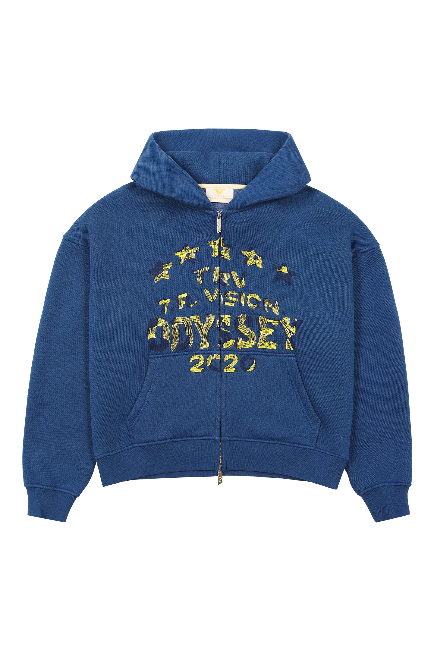 Odyssey Zip-Hoodie Blue - Image 4