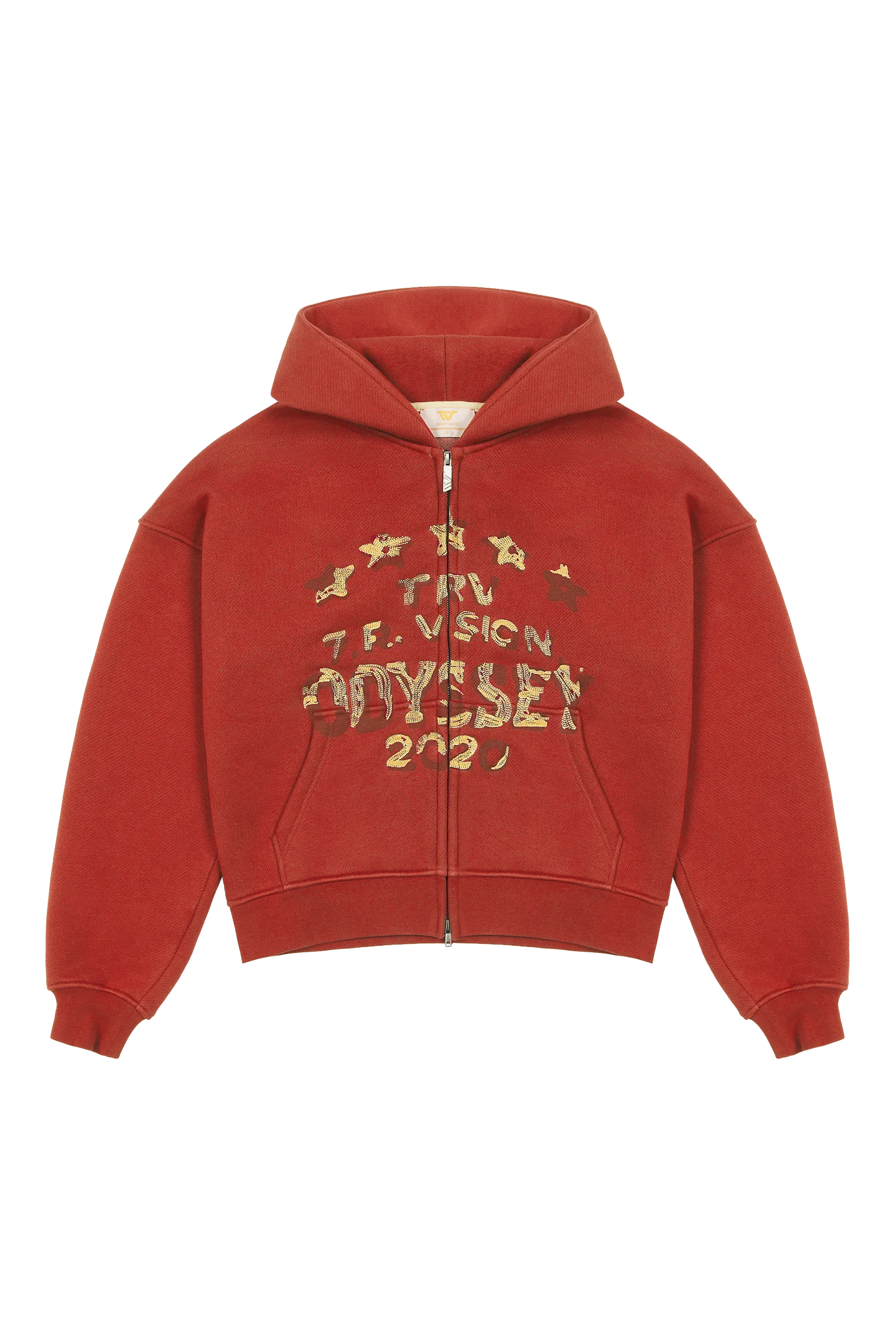 Odyssey Zip-Hoodie Red - Image 4