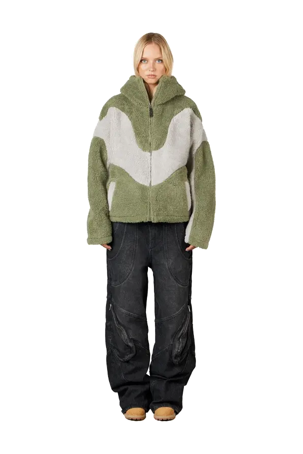 Olive Fleece Jacket 2.0 - Image 6